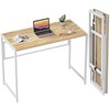GreenForest Folding Desk for Small Spaces, 35.4 in No-Assembly Small