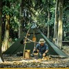 ONETIGRIS Poncho Shelter, Raincoat, Shelter Tent, Rainwear, Windproof, Waterproof, Dustproof,