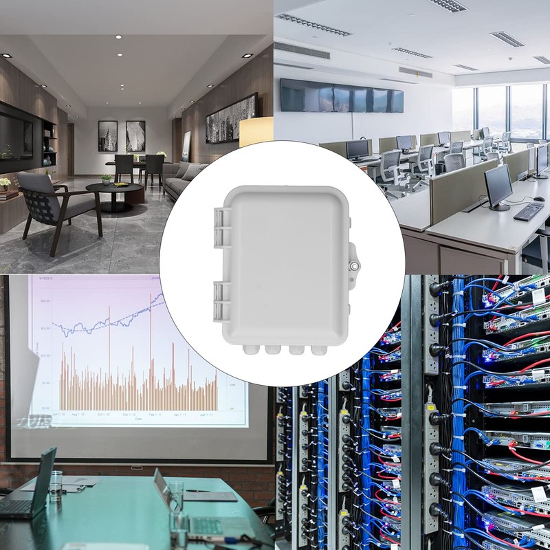 Fiber Distribution Box Waterproof 12 Core Wall Mounted Optical Fiber