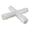 NORMA KS-06 Cross Hose Fitting, Polyacetal Resin, 0.2 inches (6