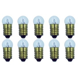 CEC Industries #1447 Bulbs, 18 V, 2.7 W, E10 Base, G-3.5 Shape (Box of 10)