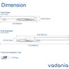 VADANIA 10" Undermount Drawer Slide, Soft Close, Bottom Mounted &