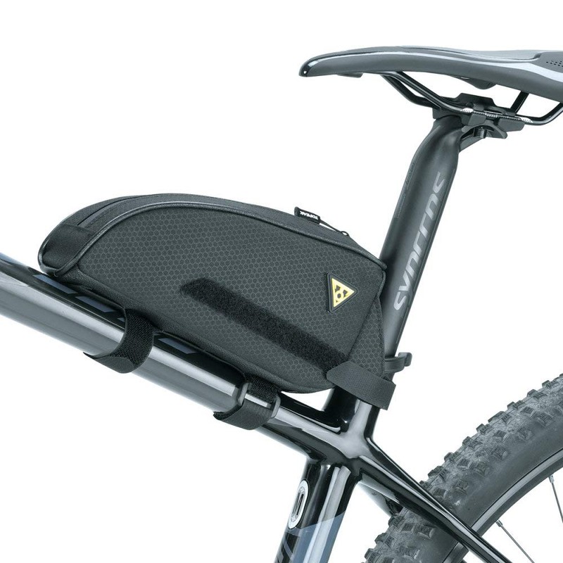 Topeak Unisex's TopLoader Top Tube Bag, Black, 23.5 x 12