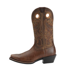ARIAT BMVY9 Mens Sport Square Toe Western Boot Powder Brown 11.5 Wide