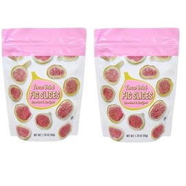 Limited Freeze-Dried Fig Slices Unsweetened & Unsulfured trader joe 1.76 oz/50g each – Pack of 2