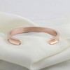 Hair Tie Bracelet High Polishing Stainless Steel Grooved Cuff Bangle
