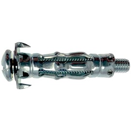 fischer 558100 HM One Piece 4 x 32 mm Plasterboard Anchors with Screw - Box of 50 Knuckles Grey 4 x 32