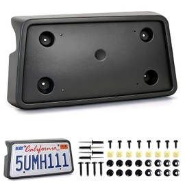 Front License Plate Mount for Chevy Silverado 2007-2013, No Drill Front License Plate Holder Bracket, Easy Install Bumper Tag Mount Replacement for 68274215AE