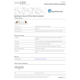 eldoLED | SC4202L1 Symbiosis, Dual 0-10V to DALI translator | *258LPU