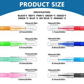 LINGJIA Pack of 40 Interdental Brushes, Interdental Brushes, Teeth Cleaning Spaces, Dental Cleaning Tool, Dental Care Brush, Teeth Cleaning, Reusable, for Narrow Cracks