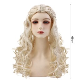 Women's Wig Blonde Wig Long with Braid, Rapunzel Costume Women, Blonde Wig Long, Rapunzel Wig, Angel Costume Women for Cosplay, Carnival, Theme Party