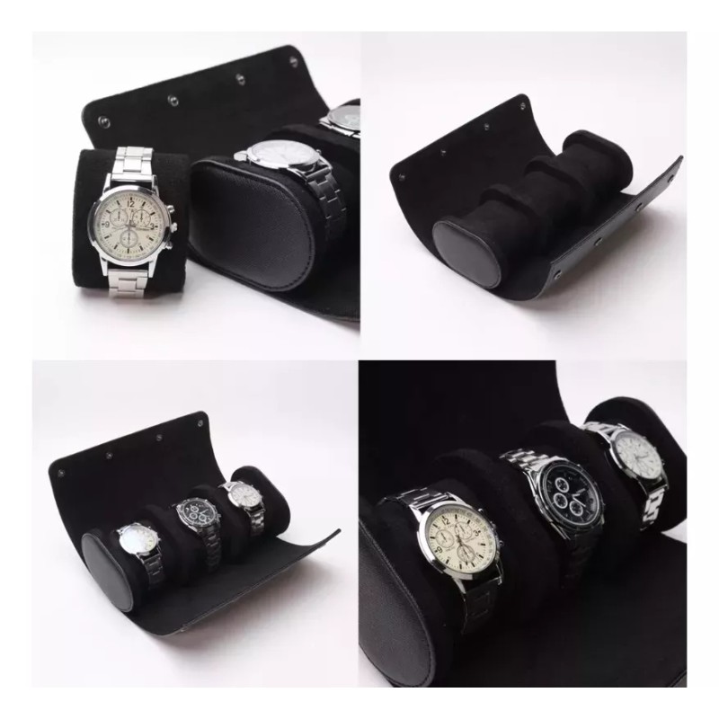 Estuchelandia Estuche Case Porta Reloj De Cuero Pu Para Relojes