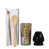Handcrafted Bamboo Matcha Whisk Set 4 PCS Includes Traditional Tea