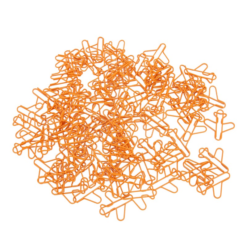 Aircraft Shape Paper Clips Cute Small Paperclips for Office School