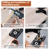 3-in-1 Pocket Hole Jig Kit, 8/10/15 mm Wooden Dowel Drilling