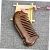 Baluue Natural Sandalwood Anti-Static Fish Hair Comb for Women Creative