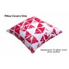 TreeWool 2 Pack Cushion Covers Ikat Triangle Geometric Accent in