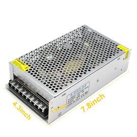 inShareplus 24V 10A 240W, DC Universal Regulated Switching Power Supply, Converter AC 100-240V to DC 24 Volt LED Driver, Transformer for LED Strip Light