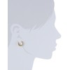Boccia 0560-05 Women's Creole Earrings Titanium (Pr) Gp Pol/Gp Sat,