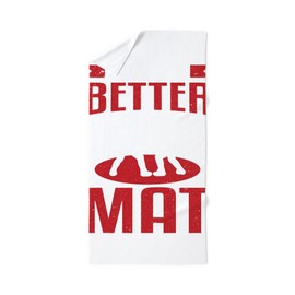 CafePress Wrestle Life is Better On The Mat Wres 30"x60" Absorbent Cotton Back, Soft Beach, Pool Towel