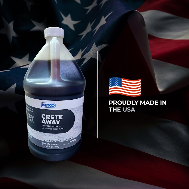 Crete Away Concrete Remover & Dissolver – Non Toxic, Biodegradable,