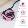 Lichamp Pink Tape Measure 25 Feet, Measuring Tape 1 Pack