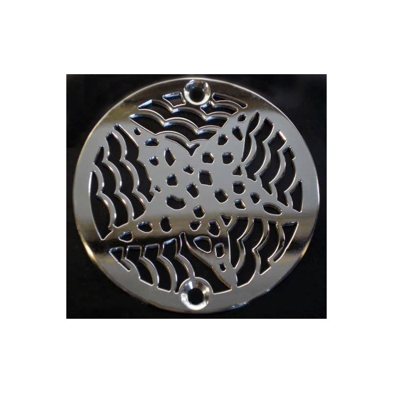 3.25" Round Shower Drain - Starfish - Made of Stainless