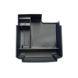 for Ford Bronco 2025 4-DOORS ONLY Interior Accessories Center Consoles Tray Organizer Armrest Storage Box Insert Container ABS Holder Cover (For 2025 Bronco 4-Doors ONLY)