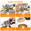 flintronic 3-in-1 Can Opener Made of Stainless Steel, Safety Can