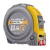 MULWARK 26Ft Measuring Tape Measure Inch Metric Scale Both-Side Metal