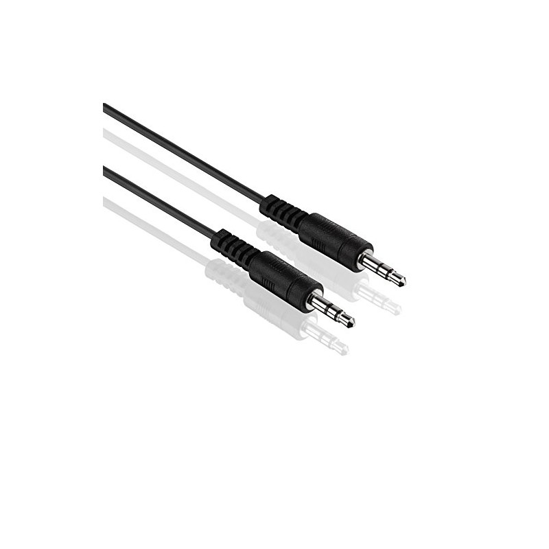 Conecto Audio Stereo Aux Connection Cable, Jack / Jack 2,00m