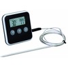 Eddingtons Digital Timer with Meat Thermometer, Black