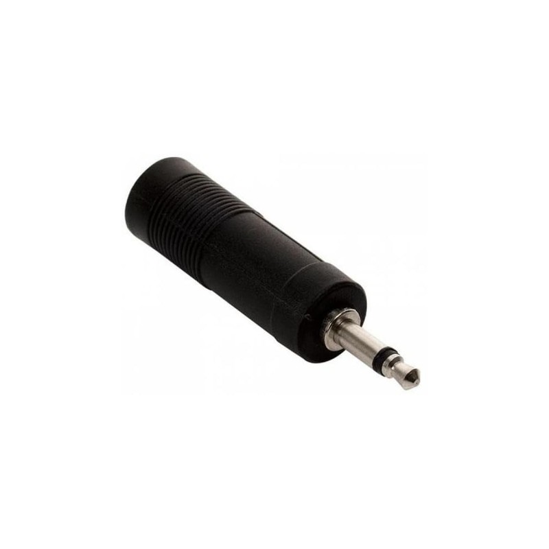 Genérico Adaptador de Plug 3.5 mm a Jack 6.3 mm,