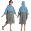 Hiturbo Kids Changing Towel Robe: Absorbent Quick Dry Surf Poncho,