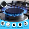 Gas Stove Burner Caps Set, 4PCS Cooker Hat Set Metal