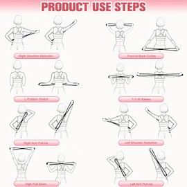 Resistance Bands, Figure 8 Exercise Bands for Women Men,8 Shaped Resistance Rubber Band with Handles for Glutes,Back,Fullbody Yoga Pulling Rope,Ease of Use(Purple, 15lb)