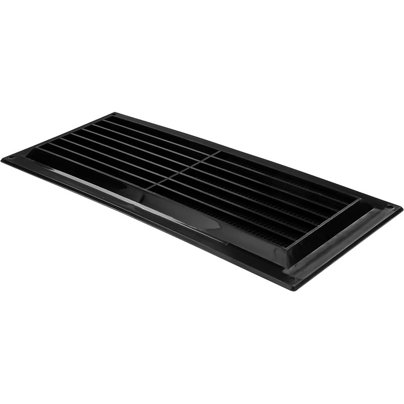 Vent Systems 3" x 10" Inch (Opening Dimensions) Black -