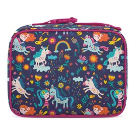 Simple Modern Kids Lunch Box for School | Reusable Insulated Lunch Bag for Toddler, Girl, and Boy | Meal Containers with Exterior & Interior Pockets | Hadley Collection | Unicorn Rainbows