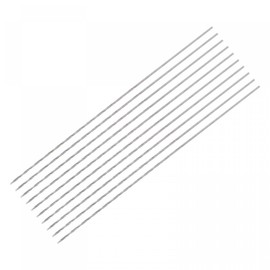 sourcing map 10 Pcs 0.5mm Mini Micro Twist Drill Bits, High-Speed Steel Straight Shank Extra Long Drill Bit 60mm for Aluminum Alloy