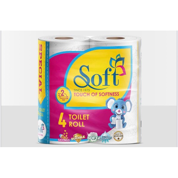 Soft 2-Ply Toilet Paper - Septic-Safe, Bathroom Tissue, Quick Dissolving