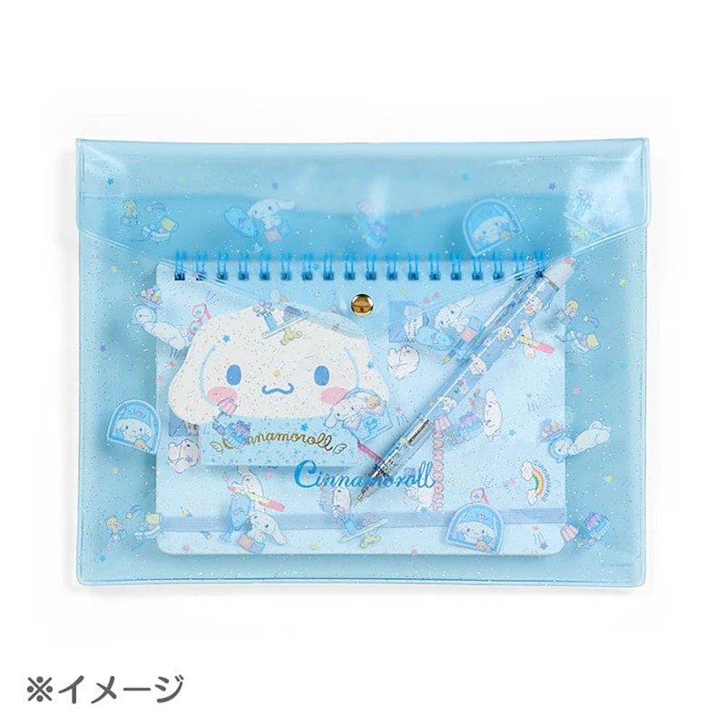 Sanrio 818216 Clear Flat Case, Cinnamon Roll, Approx. Width 10.0