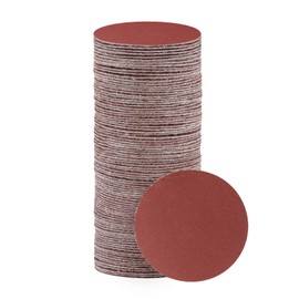 POTUINOM 2 Inch Sanding Disc Sander Attachment Disc 1200-Grit Hook and Loop Sandpaper Alumina Orbital Sander Pads for Polishing, Grinding, Woodworking