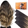 DOORES Invisi Edge Human Hair Tape in Extensions, 18 Inch,