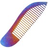 WOONEKY Portable Static Hairdressing Comb Lightweight Titanium Alloy Styling Comb