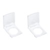 Square Switch Button Protective Cover Transparent Plastic Dust Protector Waterproof