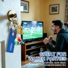 4-Piece Soccer Keychain Set - World Cup Inspired Accessories