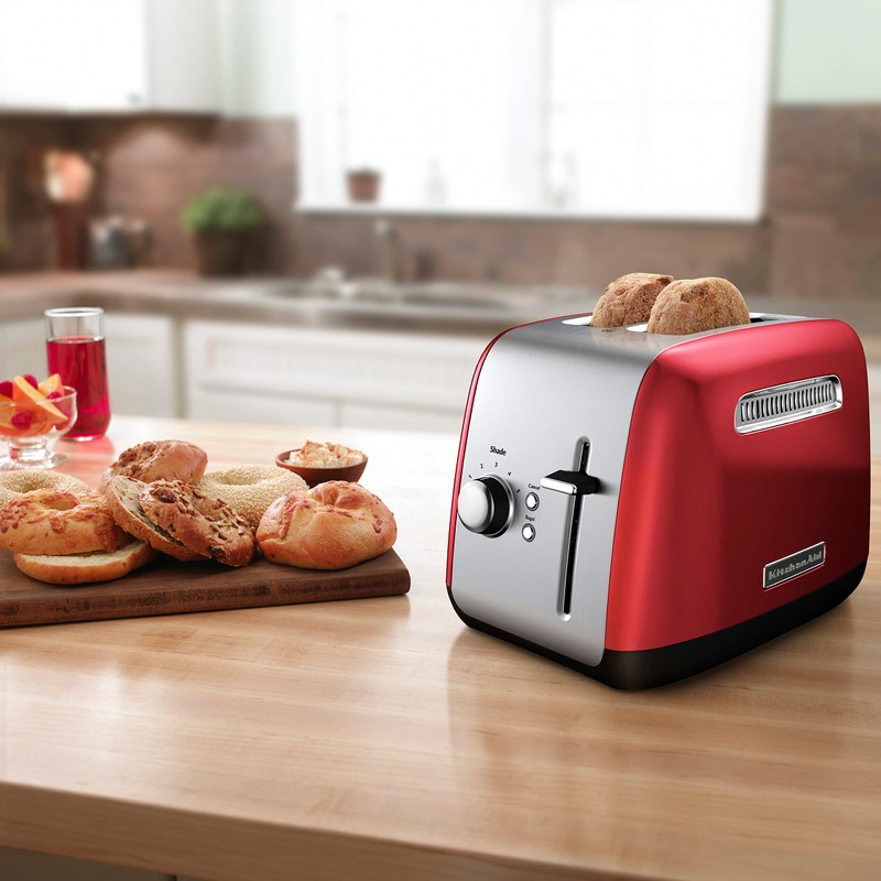 KitchenAid 2 Slice Manual Lift Toaster - KMT2115ER, Empire Red