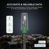 THIRDREALITY Smart Soil Moisture Sensor 3Pack,Zigbee hub Needed,Capacitive Probe,Moisture/Temperature Meter