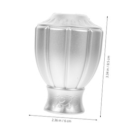 Operitacx 6pcs Curtain Rod End Caps Durable Plastic Drapery Finials for Elegant Window Hardware Modern Design Roman Rod Accessories for Living Room Decor