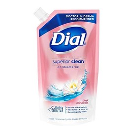 DIAL Repuesto de jabón líquido para manos, Minerales Rosados, 800 ml